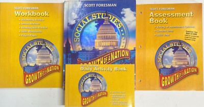 Grade 5 or 6 US American History Text Workbook Bundle Homeschool Curriculum Lot
