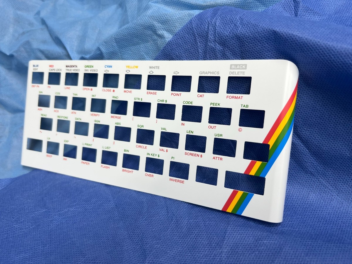 Sinclair ZX Spectrum 16K / 48K Keyboard Cover Faceplate White | eBay