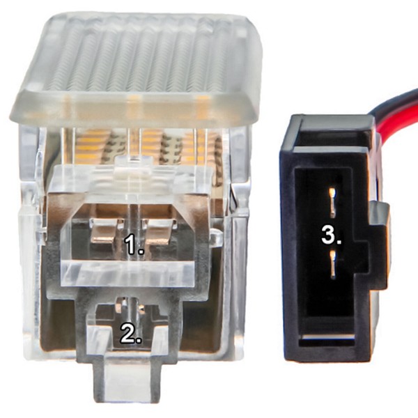 Led FußRaumleuchte Passend FüR Vw Passat Cc | B6 | B7 | B8 | Limo + Variant-image
