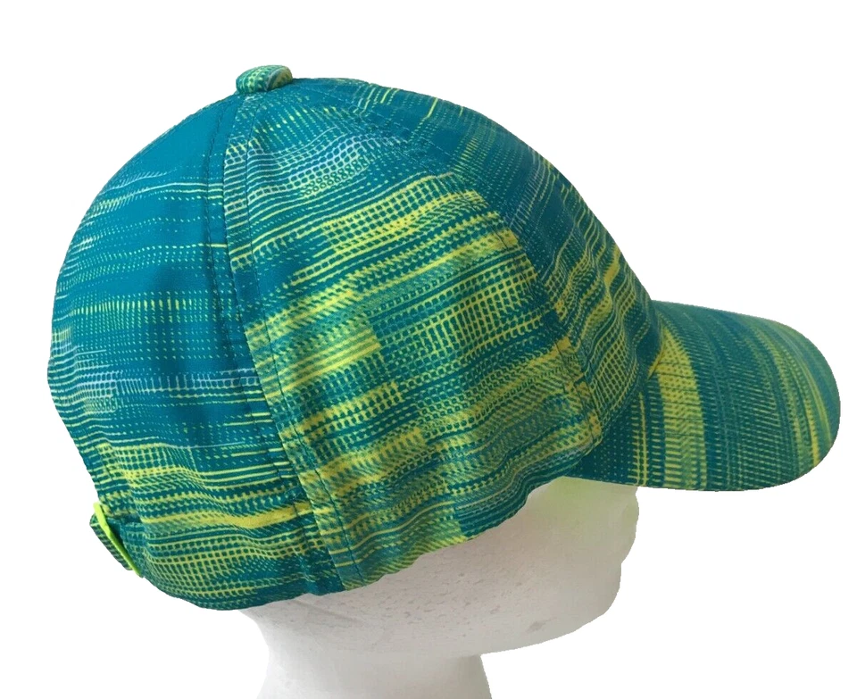 Youth Green Yellow Tie Die Under Armour Logo Strap Back Baseball Cap Hat - Image 4 of 4