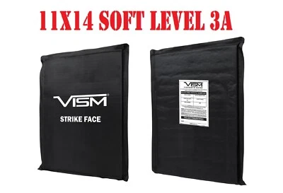 NCSTAR VISM Ballistic UHMWPE level IIIA Soft Panel 11x14 Rectangle Bullet Proof Plate