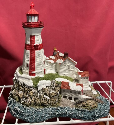 HARBOUR LIGHT  EAST QUODDY LIGHT  CANADA  #708 CHRISTMAS 1999. SIGNED #9553