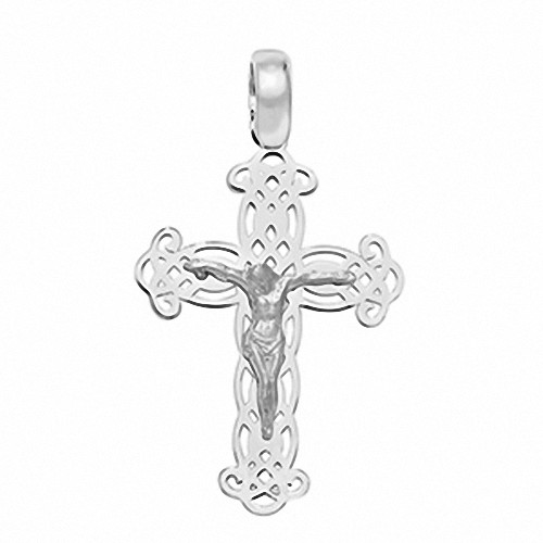 Pendentif Petite Croix En Argent Poinçon 835 - 0.60 G, 2 X 1.3 Cm - Occasion TBÉ