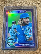 2021 Donruss Optic Baseball Diamond Kings Green Prizm # 3 Vladimir Guerrero Jr.