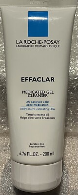 La Roche-Posay Effaclar Medicated Gel Cleanser for Acne 6.76 fl oz Exp 03/26