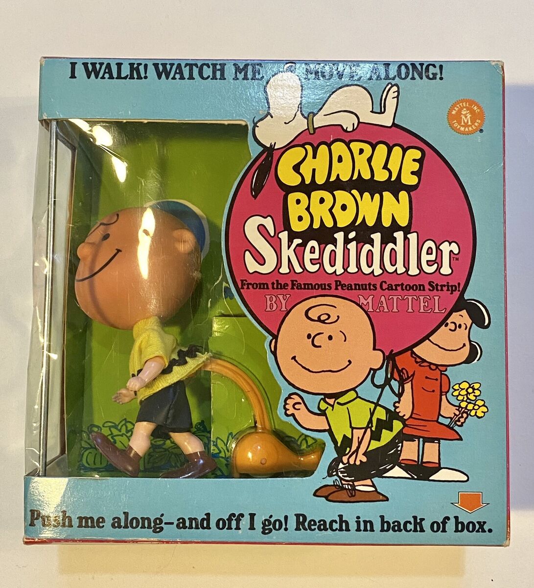 1968 Mattel - Charlie Brown Skediddler - NIB New - Peanuts 1968 Mattel - Charlie Brown Skediddler - NIB New - Peanuts
