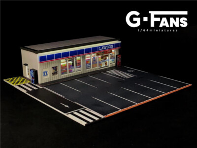 GFANS 1:64 Garage LED lights Diorama LAWSON | eBay