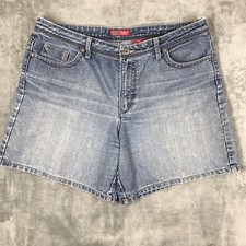 Faded Glory Originals Jean Shorts Women's Size 14 36x6 Blue Denim