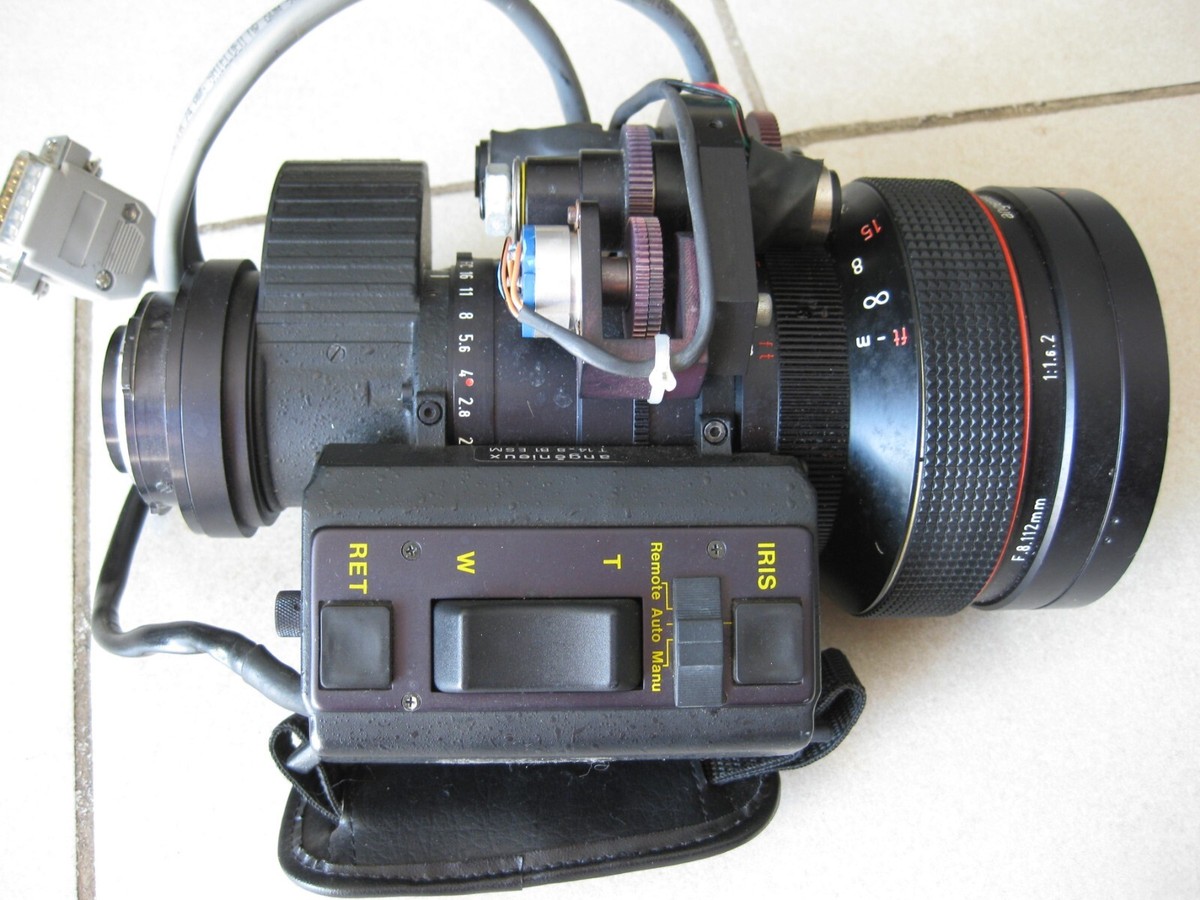 Angénieux Lens F.8.112mm 1:1.2 Zoom 14 x 8 D ESM Extender B1