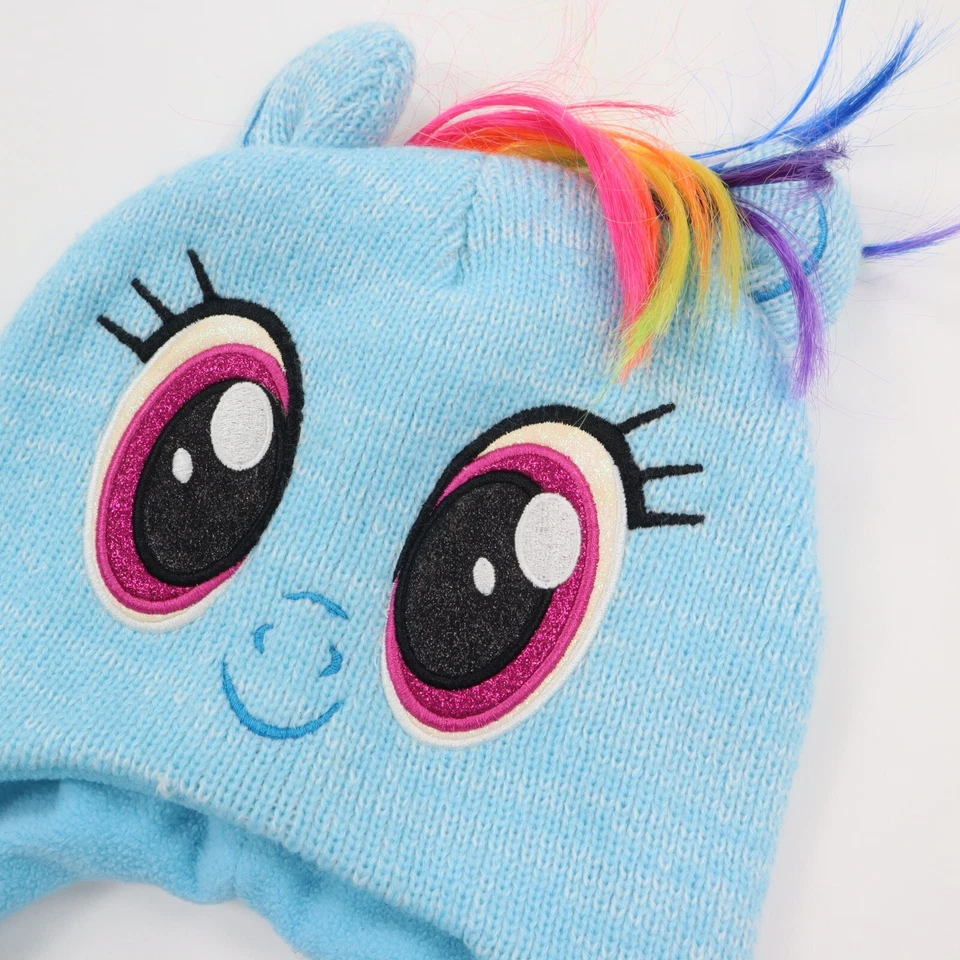 Gorro tejido My Little Pony Hasbro colorido azul niños niñas Foto 4 de 4