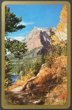 Glacier National Park Scenic View Single Swap Playing Card Congress Joker