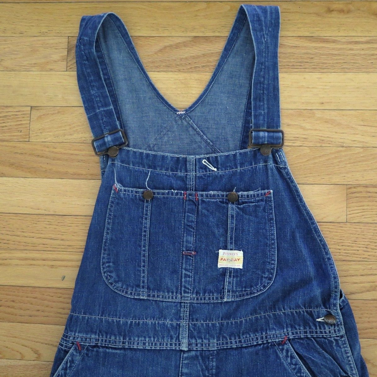 VINTAGE ORIGINAL WORKWEAR CHORE OVERALL PAY DAY JC PENNEY'S VINTAGE ORIGINAL WORKWEAR CHORE OVERALL PAY DAY JC PENNEY'S