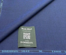 Blue Tonik Patagonia All Wool Fabric Suiting Fabric By Dormeuil, 3.50m x 1.50m