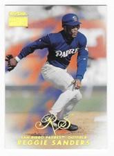 1999 Skybox Premium Reggie Sanders San Diego Padres Baseball Card #159