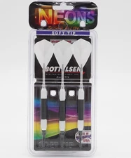 Bottelsen NEONS Soft Tip Darts White/Black 18-NW1 NEW!!
