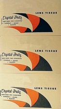 Lens Cleaning Tissue  3 books  50 sheets ea   soft top quality  3 / 7.25
