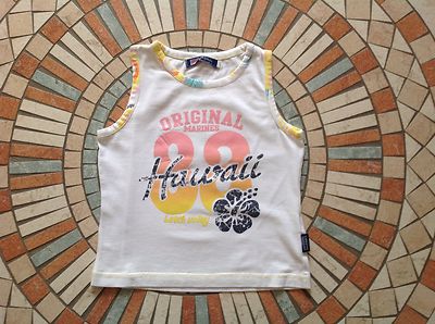 ORIGINAL MARINES   Kinder Top Mädchen Shirt, T-Shirt weiß/ bunt  Gr.6 (~122)