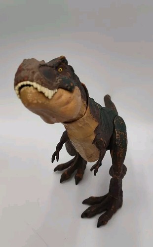 Mattel TRex Tyrannosaurus dinosauro Dino Rex Jurassic World Legacy LINGUA MANCANTE - Foto 4 di 13