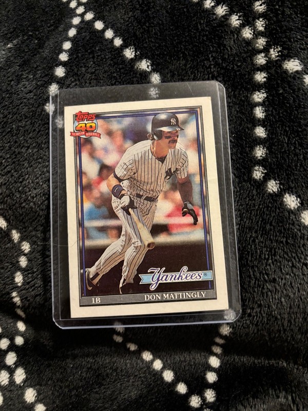 1991 Topps - Don Mattingly #100 Collector's Edition (Tiffany)
