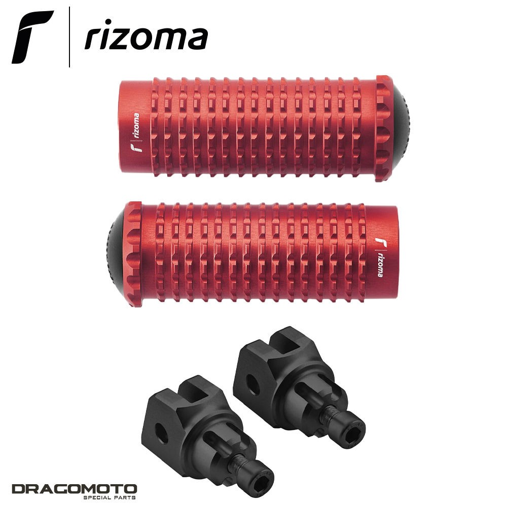 Pegs Ducati Scrambler 800 Desert Sled Rizoma anti vibrations en alu