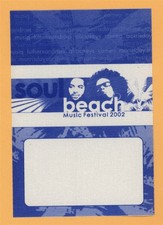 Alicia Keys 2002 Soul Beach Festival Concert Tour Backstage Pass