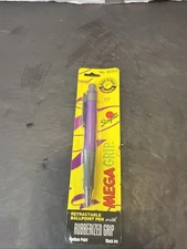 1993 Scripto Japan Mega Grip Purple Ballpoint Pen T709 Medium Nib Black Ink