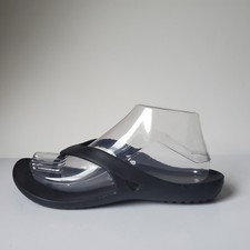 Crocs Kadee II Flip Flops Thong Sandals Size 8 Black Toe Post Women's Classic