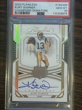 2023 PANINI FLAWLESS CHAMPIONS SIGNATURES 1XKWR KURT WARNER 10