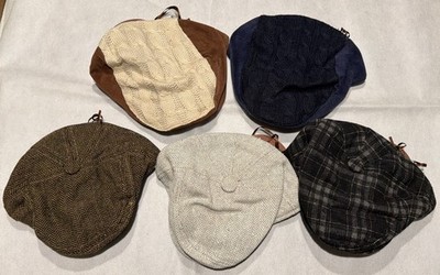 Brand new!  Lot of 5 Paperboy Newsboy Hats Toddler 12-24 Months