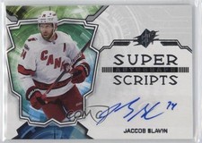 2022-23 SPx Superscripts Jaccob Slavin #SS-SL Auto 0dc5