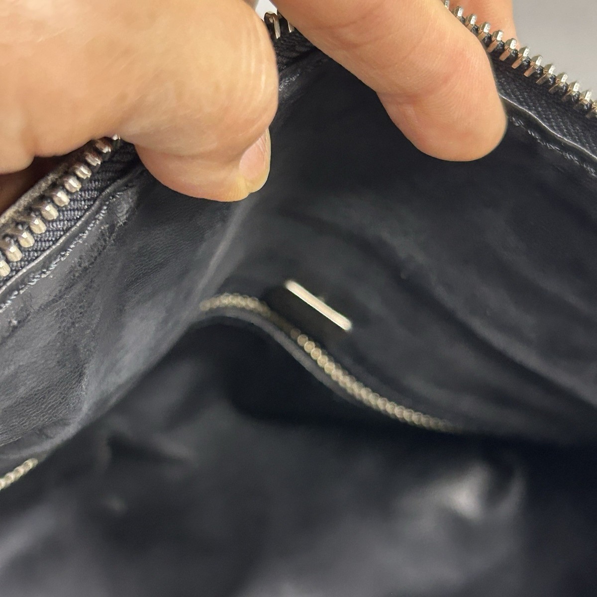 Vintage Renoma Paris Black Leather Small Boston Bag Zip Closure | eBay