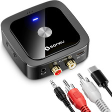 Bluetooth 6.0 Receiver, Bluetooth Adapter for Old Receiver, Low Latency, 24-Hour
