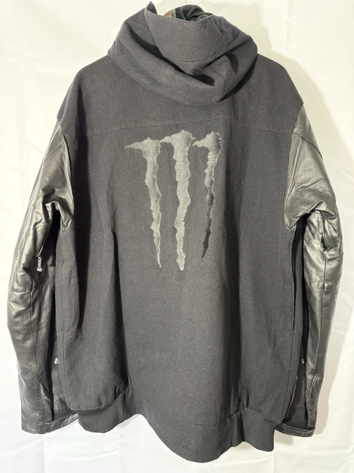 DC Shoes Ken Block 43 Subaru Rally Monster Energy Leather Jacket XXL Rare - product detail image 2