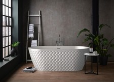 British Baths Airton White Acrylic Freestanding Bath - 1700 x 800 - NEW!!!
