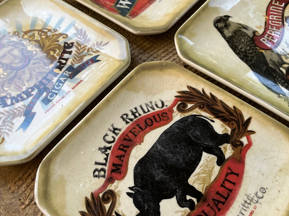 JUEGO DE CUATRO PLATOS DE APERITIVO DE GRES HABANA Williams Sonoma Foto 4 de 4