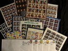 2009-2012 Mint US Stamp Collection - The Simpsons, MLB, Hollywood Legends