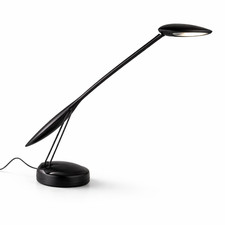 Lampe Bureau Unilux Noire 1980 Design Concorde 63 cm Vintage