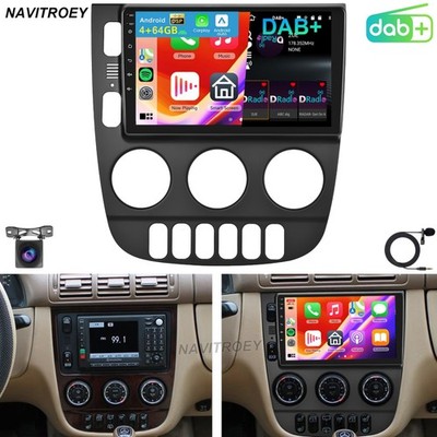 DAB+ 4+64GB Android 15 Autoradio GPS für Mercedes-Benz M-Klasse W163 ML 350 320