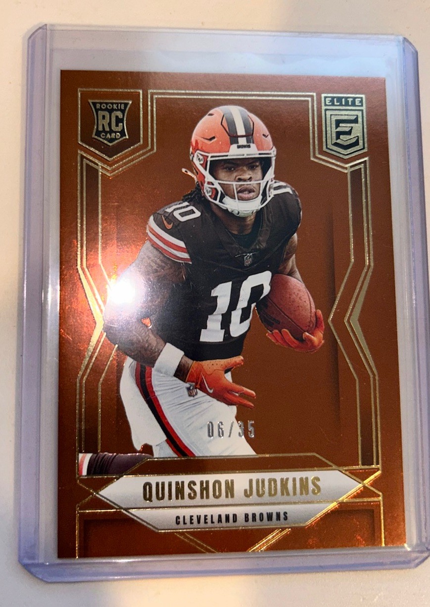 2025 Panini Donruss Elite - Rookies Quinshon Judkins #121 Bronze /35 (RC)