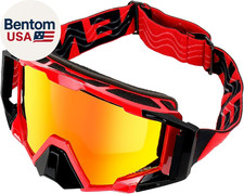Motocross Goggles with Nose Cover - MX  ATV off Road Dirtbike Goggles for Unise