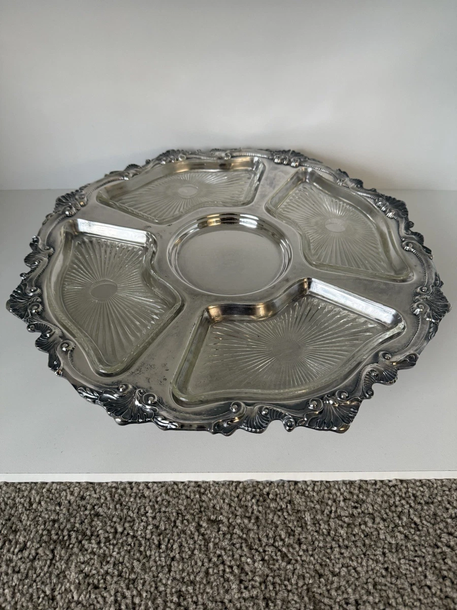 Wallace】 チッペンデールのギャラリートレー スクエア 42cm Wallace