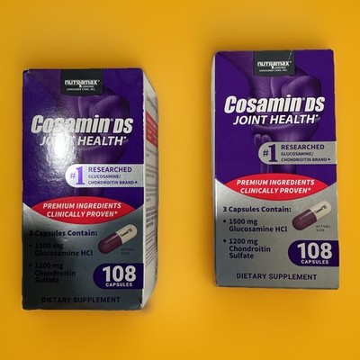 Cosamin DS Joint Health Dietary Supplement 2 Boxes - 216 Capsules. 02/2028 Exp.