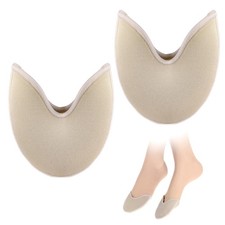 Toe Pouche Pad 2 Pc Ballet Dance Pointe Pad Shoe Sock Toe Cap Cover