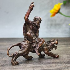 The Collection of Tiger Subduing Arhat Ornaments Is A Zen-Inspired Decoration