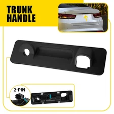 Outside Trunk Lid Lock Tailgate Handle Black For 16-20 Kia Optima Release Handle