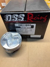 351W SBF Cleveland/Boss Forged -18cc Dish Top DSS Racing GSX Pistons. 4.030"Bore