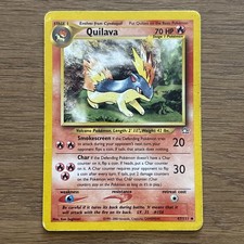 Pokemon TCG Quilava Neo Genesis 47/111 Regular MP.