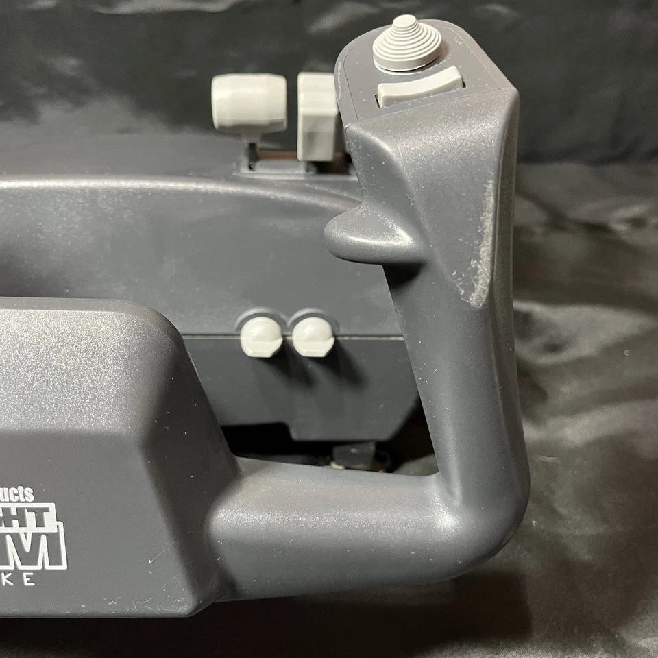 Flight Sim Yoke CH Products FSY211U Grey USB Wired Simulator Ergonomic For PC - Image 4 of 4