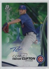 2017 Bowman Platinum Top Prospects Green 17/75 Trevor Clifton #TPA-TC Auto r9d