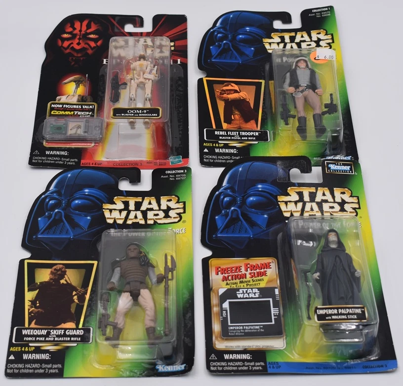 Star Wars Poder de la Fuerza Episodio 1 Figuras de Acción Lote de 4 Precintadas Foto 2 de 4